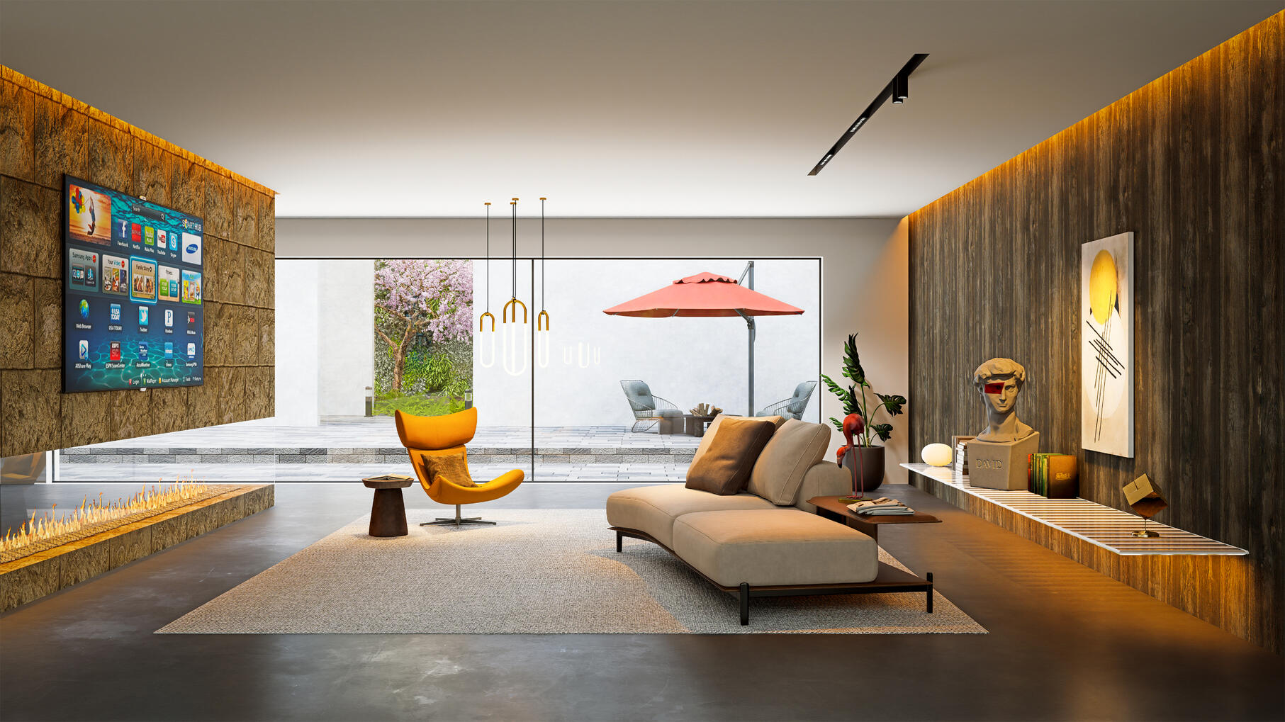 Soggiorno della villa