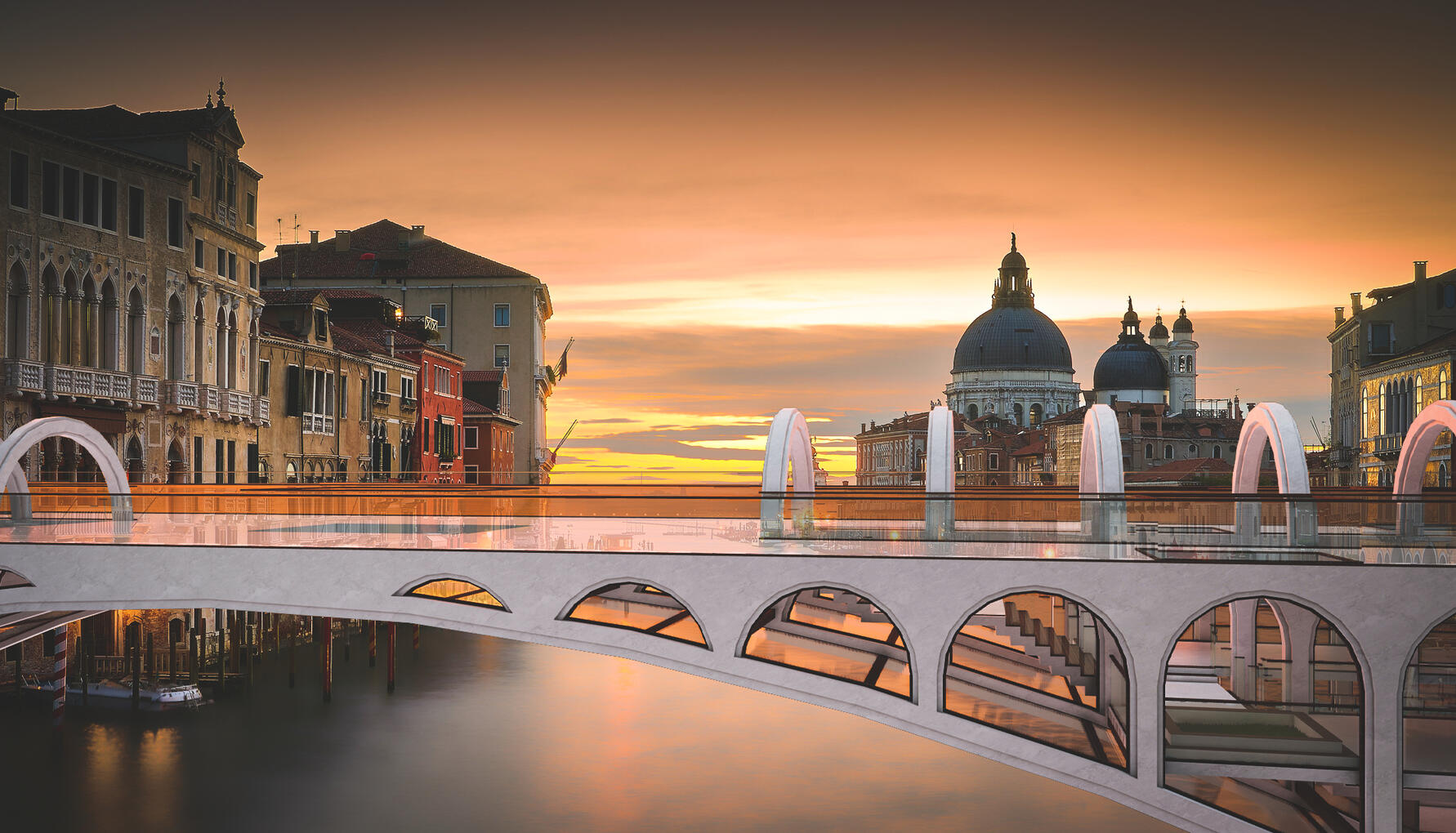 Ponte dell’Accademia（Tramonto）